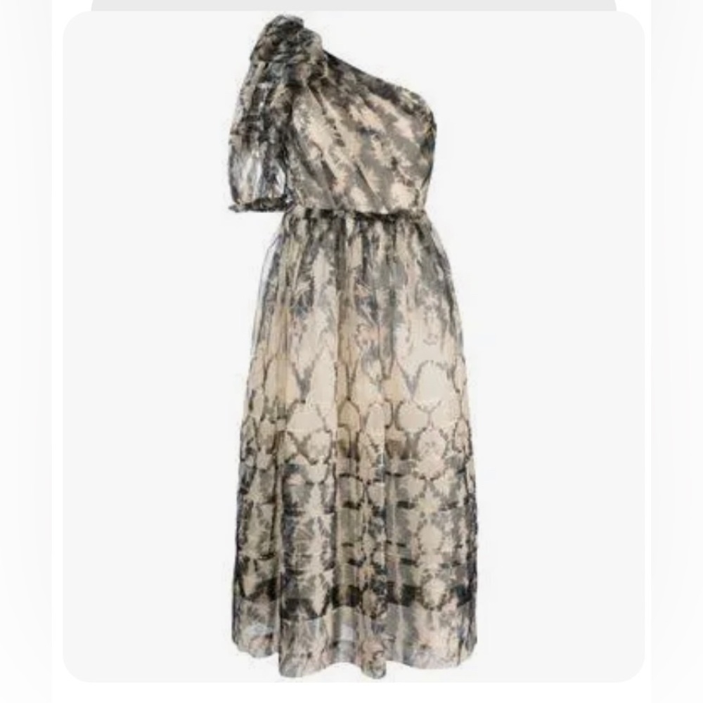 Ulla Johnson Silk One Shoulder Dress